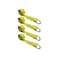 Tie 4 Safe 2" x 10' Lasso Strap w/ O Ring Auto Tie Down Wheel Lift Tow Truck Trailer Yellow, 4PK TWS21-510-W9-Y-C-4 - alternate 1